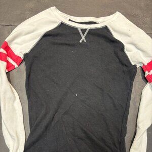 Old Navy Girls Black & White Long Sleeve Shirt – Size XXL (16)